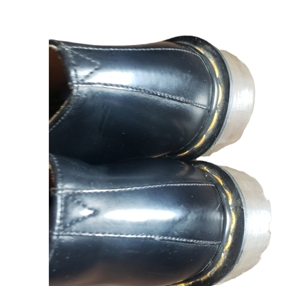 Vintage Dr. Martens Original P21 C1637 Black Smooth Leather Shoes - Picture 8 of 13